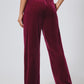 Drawstring Wide Leg Active Pants