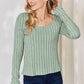 Basic Bae Full Size Ribbed Long Sleeve T-Shirt