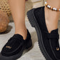 Round Toe Flat Slip-Ons