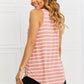 Zenana Find Your Path Full Size Sleeveless Striped Top