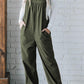 Square Neck Wide Strap Overalls