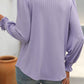 Square Neck Long Sleeve Top