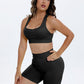 Scoop Neck Wide Strap Top & Shorts Active Set