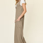 Double Take Full Size Sleeveless Wide Leg Jumpsuit with Pockets