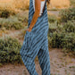 Full Size Printed V-Neck Sleeveless Jumpsuit