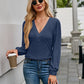 V-Neck Long Sleeve T-Shirt