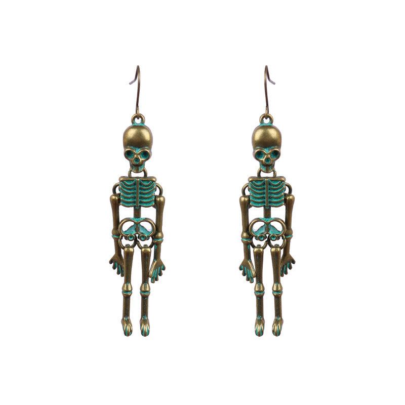 Skeleton Alloy Earrings