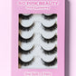 SO PINK BEAUTY Mink Eyelashes 5 Pairs