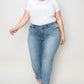 Judy Blue Full Size Cuffed Hem Slim Jeans