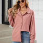 Button Up Long Sleeve Shirt with Breast Pockets