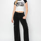 Risen Full Size High Rise Wide Leg Cargo Jeans