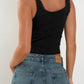 Lace Detail Square Neck Tank