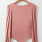 V-Neck Long Sleeve Bodysuit