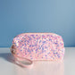 Zenana Colorful Shine Cosmetic Sequin Design Bag