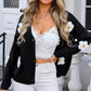 Angel Wings Crochet Flower Button Up Cardigan