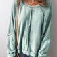 Round Neck Long Sleeve Sweatshirt